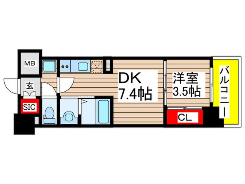 間取図 ＰＯＮＡＮＴ鶴舞公園