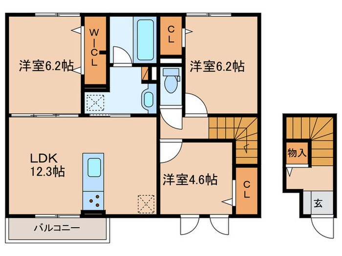 間取り図 カーサ　カンナ