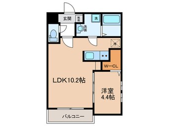 間取図 仮)Ｃｈｅｒｉｍ元中村町１丁目