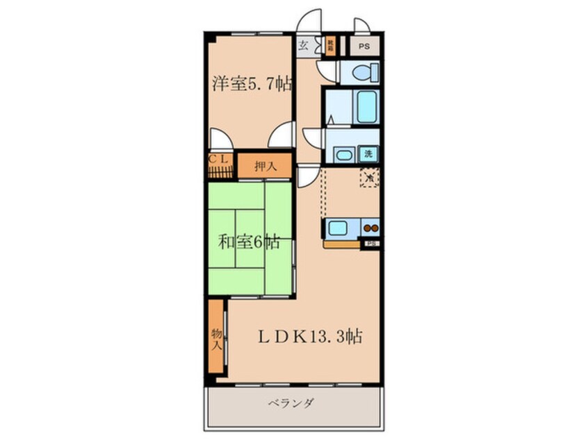 間取図 パストラル守山