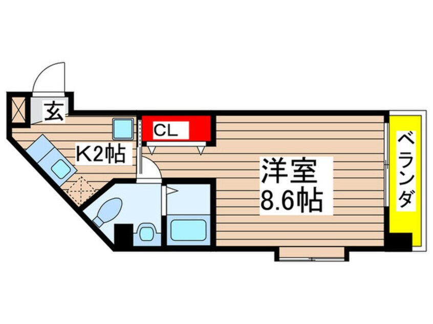 間取図 アメニティ吹上