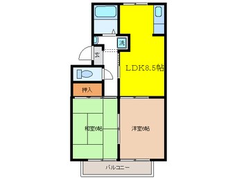 間取図 ニュ－シティ－寛