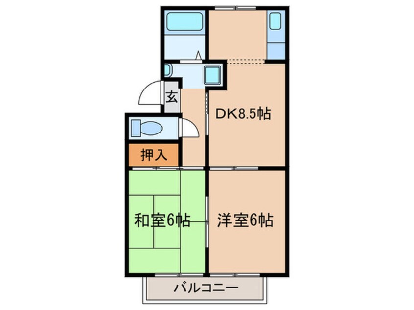 間取図 ニュ－シティ－寛