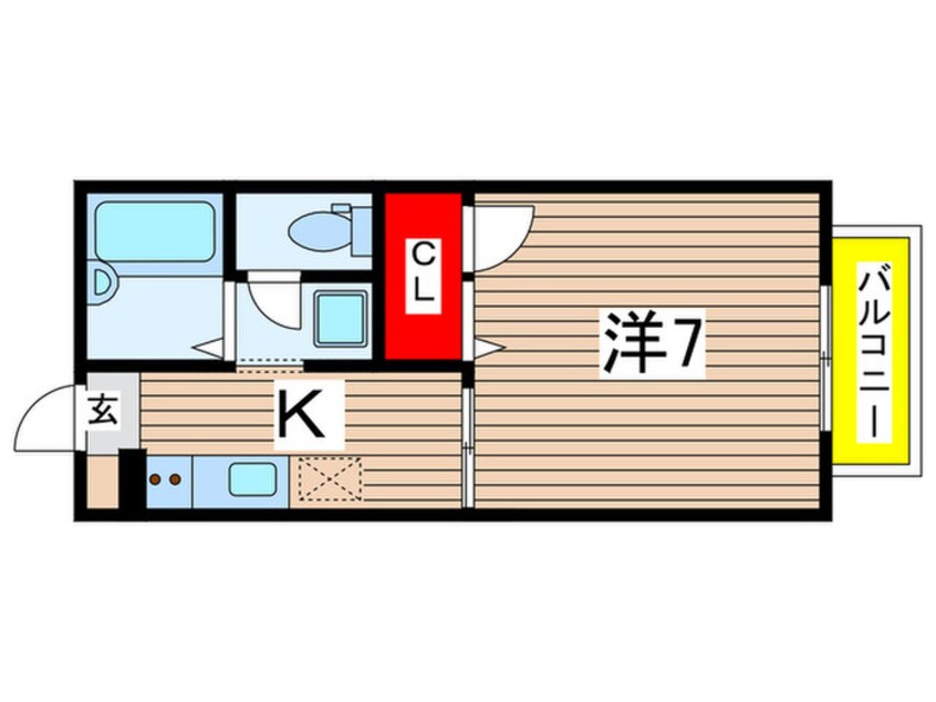 間取図 メゾン・ヴェ－ル