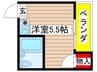 ハートイン豊岡通 1Rの間取り