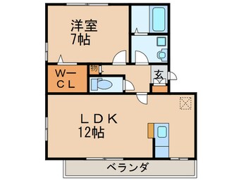 間取図 パ－クコ－ト向陽町