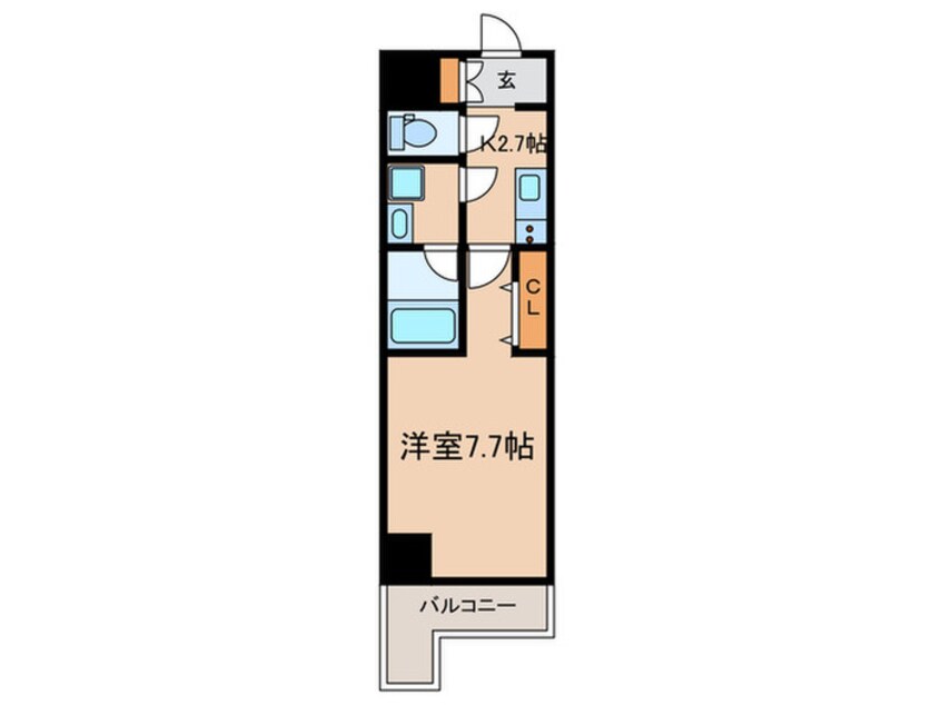 間取図 E-city大須