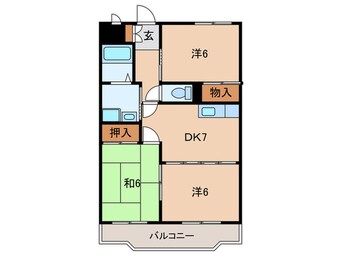 間取図 ラルジャンＣ館