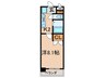 パルティ－ル原駅前 1Kの間取り