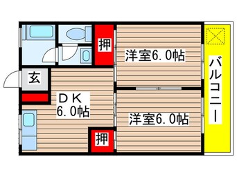 間取図 コーポ池上