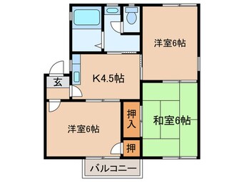 間取図 ハイホーム新宮