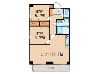 間取図 エムズ八剣