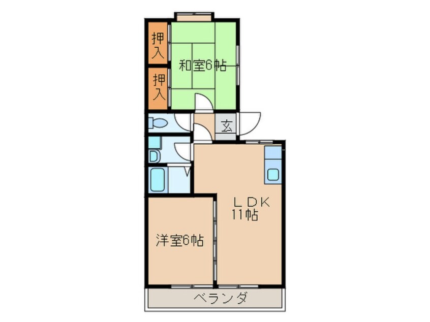 間取図 タウンサンロイヤル