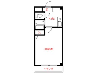 間取図 エランド－ルＨ