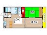 フィエラ山崎川 2LDKの間取り