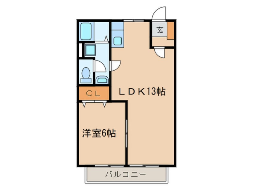 間取図 キャッスル豊　２