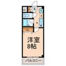 リバティハウス 1Kの間取り