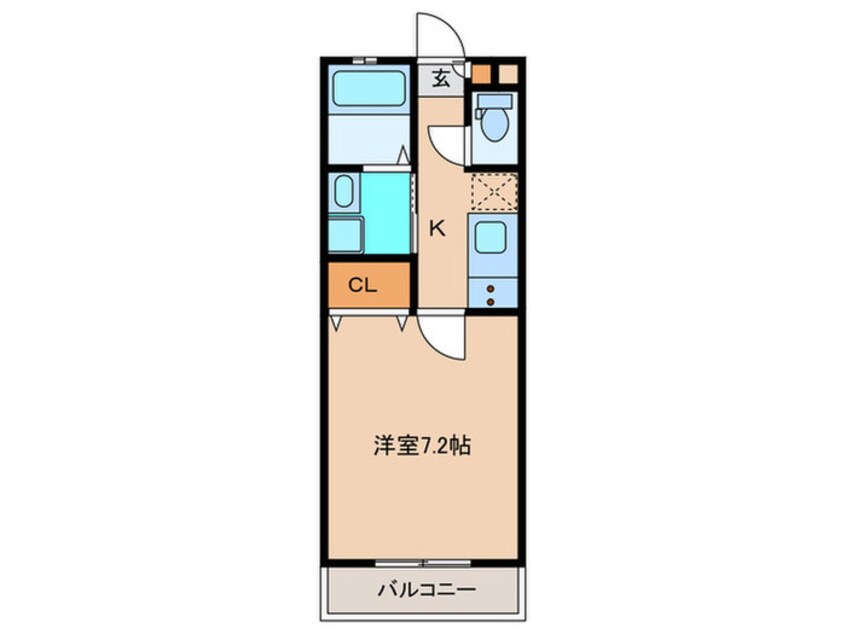 間取図 ＴＩＥＲＲＡ安城　ＷＥＳＴ