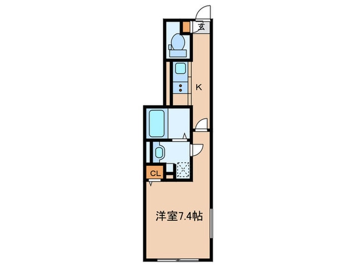 間取り図 クレストタップ大曽根(501)