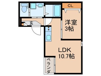 間取図 Warren nakashiota Ⅰ