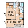 ＳＯＬ ＬＥＶＡＮＴＥ 1LDKの間取り