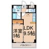 クオン千原 1LDKの間取り