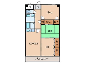 間取図 グランドゥール２１