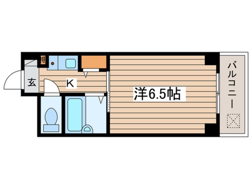 間取図 ブレインズ瑞穂（３Ｂ）