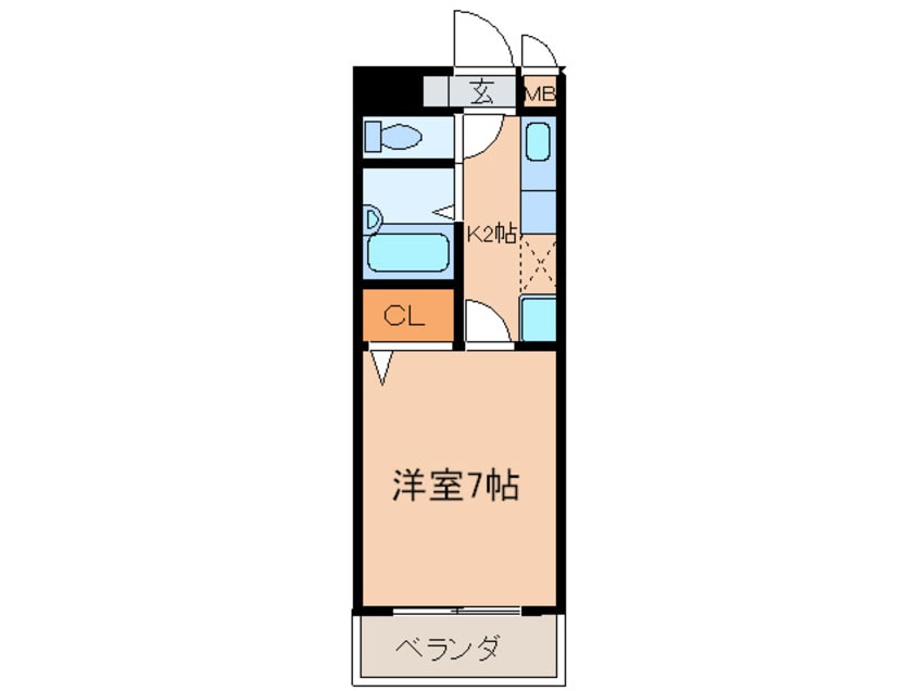 間取図 リベルテ大金