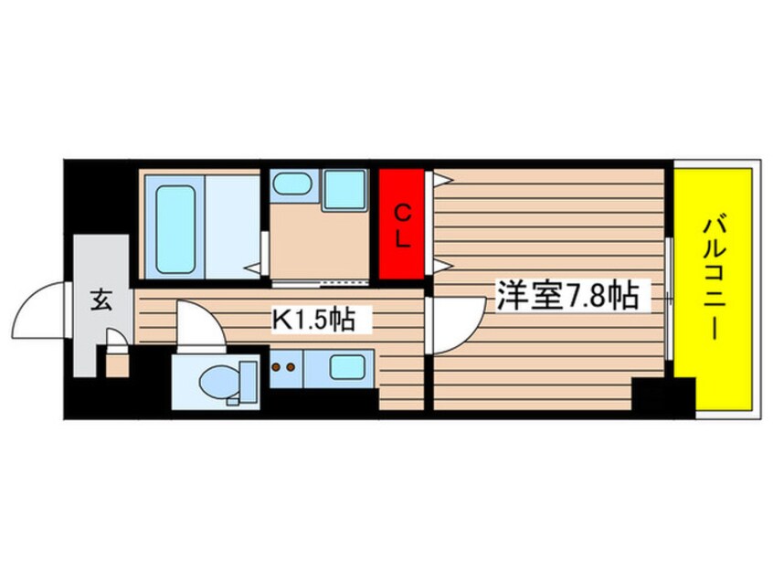 間取図 シェリール東桜