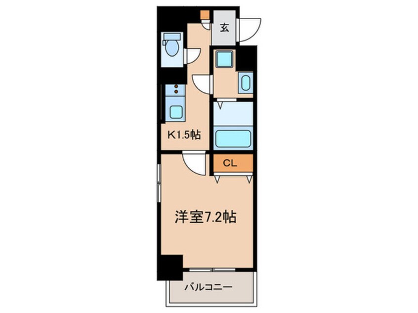 間取図 シェリール東桜