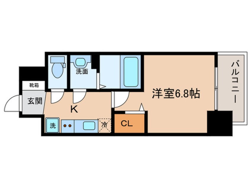 間取図 ディアレイシャス名古屋太閤通Ⅱ