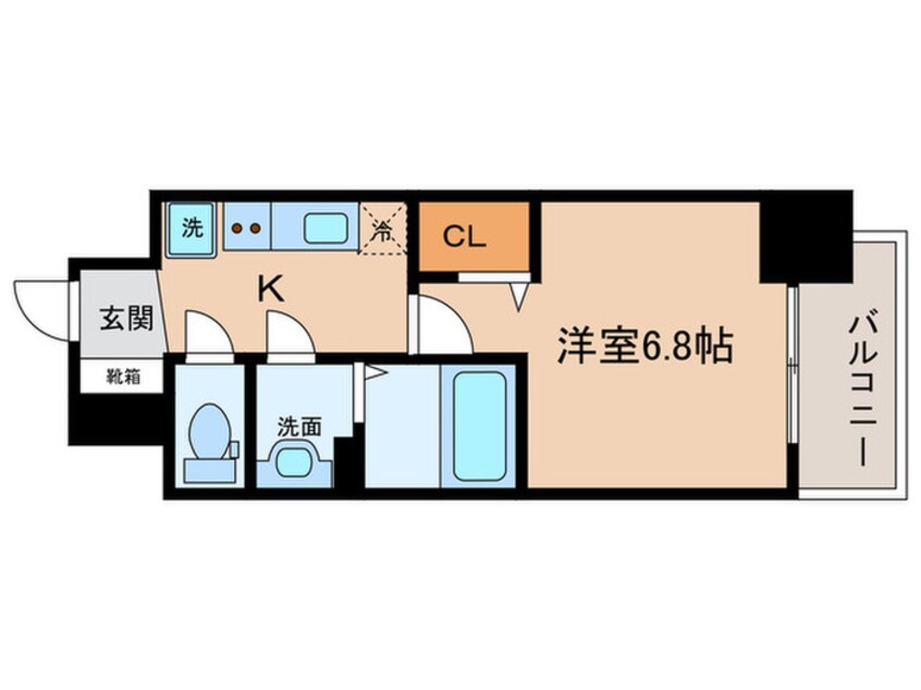 間取図 ディアレイシャス名古屋太閤通Ⅱ