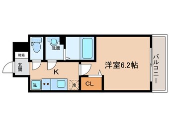 間取図 ディアレイシャス名古屋太閤通Ⅱ