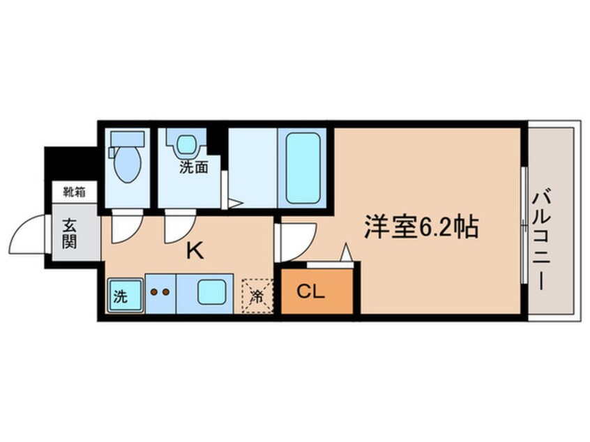間取図 ディアレイシャス名古屋太閤通Ⅱ