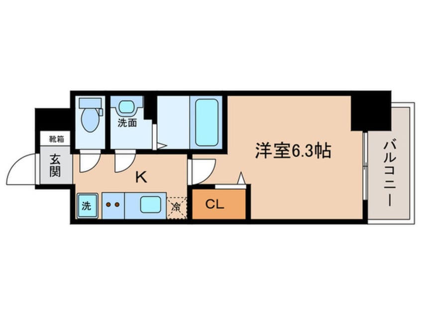 間取図 ディアレイシャス名古屋太閤通Ⅱ