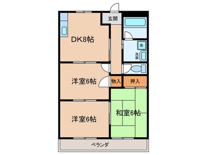 間取り図 グランプリハイツ