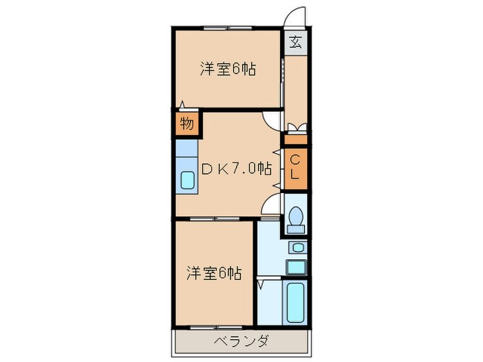 間取り図 森彦第２コーポラス