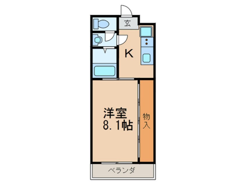 間取図 ＯＨＡＮＡ栄生