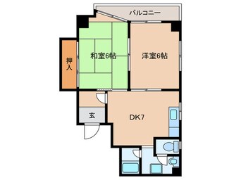 間取図 レスカ－ル星ヶ丘