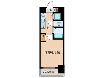 間取図 ﾌﾟﾚｻﾝｽ名古屋STATIONﾋﾞｼﾞｭ(607)