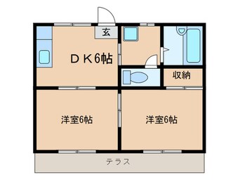 間取図 ｱﾈｯｸｽ　児玉