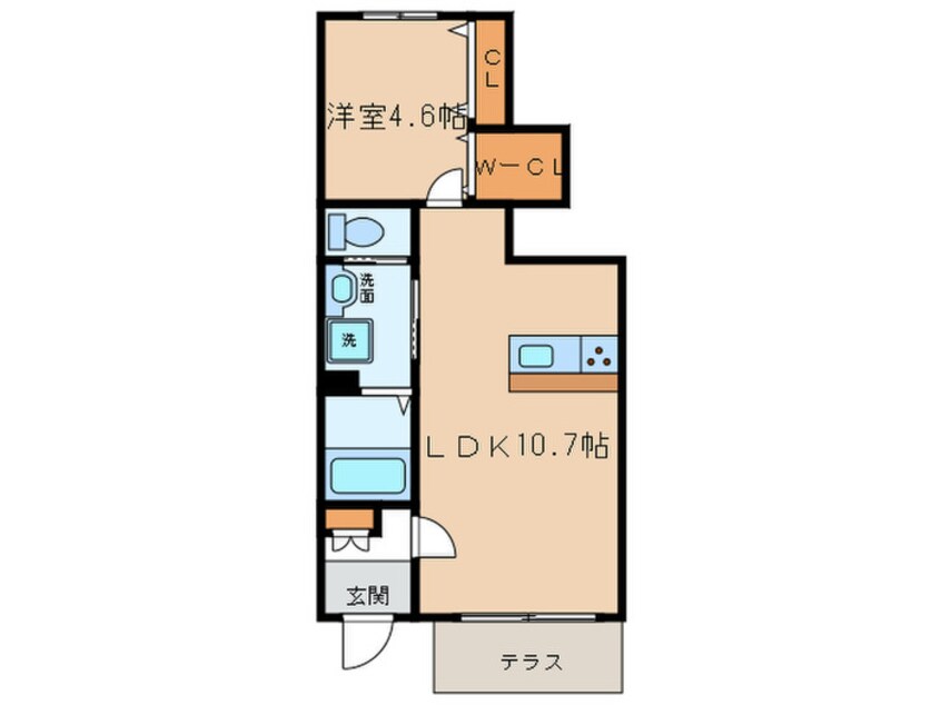 間取図 アブニール