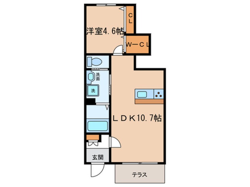 間取図 アブニール