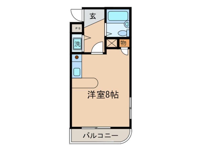 間取図 シャトーレ三栄３