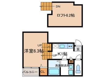 間取図 アルテミス新栄