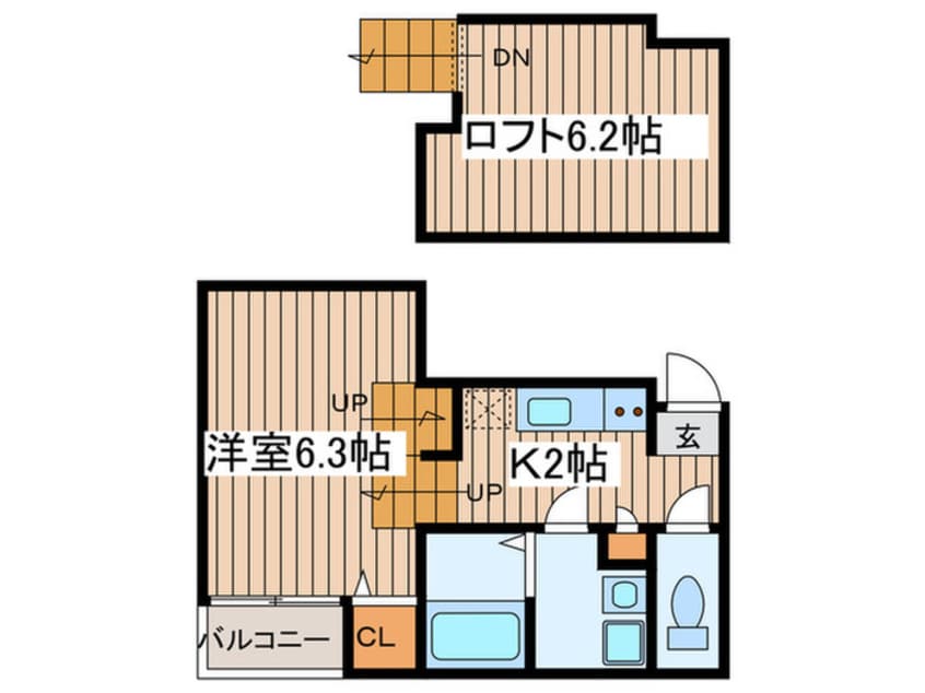間取図 アルテミス新栄