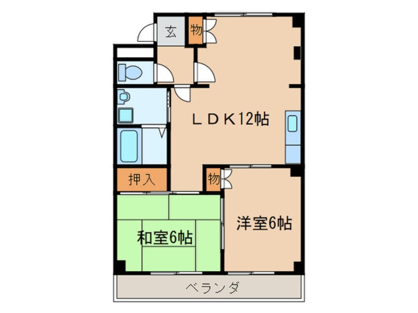 間取図 ＶＩＬＬＡ西本町