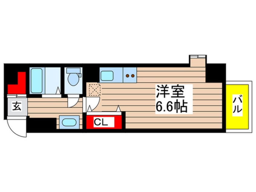 間取図 パルティール鶴舞(901)