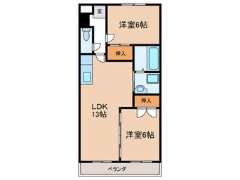 間取図 メゾンパトラージュ